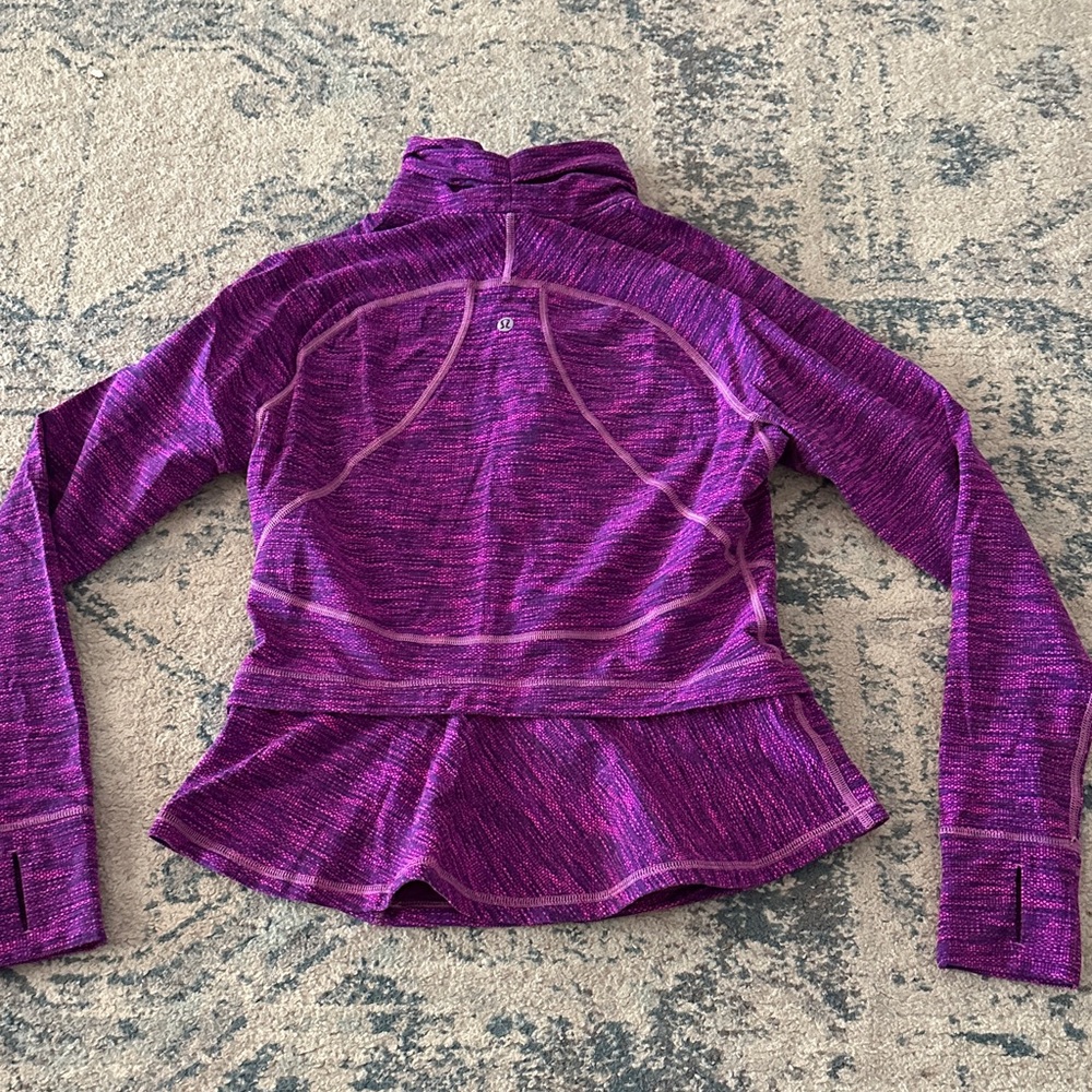 Lululemon Athletica Heathered Purple/Pink Jacket